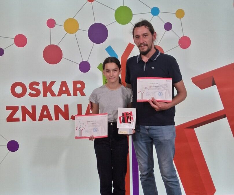 Veliki uspjeh: Antoniji Knezić dodijeljen Oskar znanja!